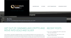Desktop Screenshot of goldstocktrades.com
