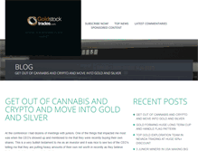 Tablet Screenshot of goldstocktrades.com